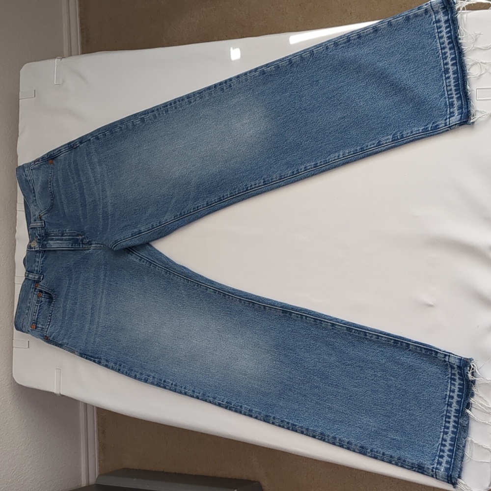 Madewell Rail Straight High Rise Jean Sz 27 Inseam 33" - Picture 3 of 16